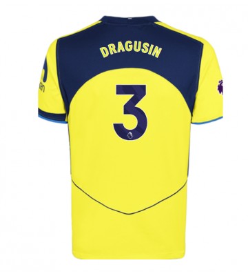 Lacne Muži Futbalové dres Tottenham Hotspur Radu Dragusin #3 2025-26 Krátky Rukáv - Tretina